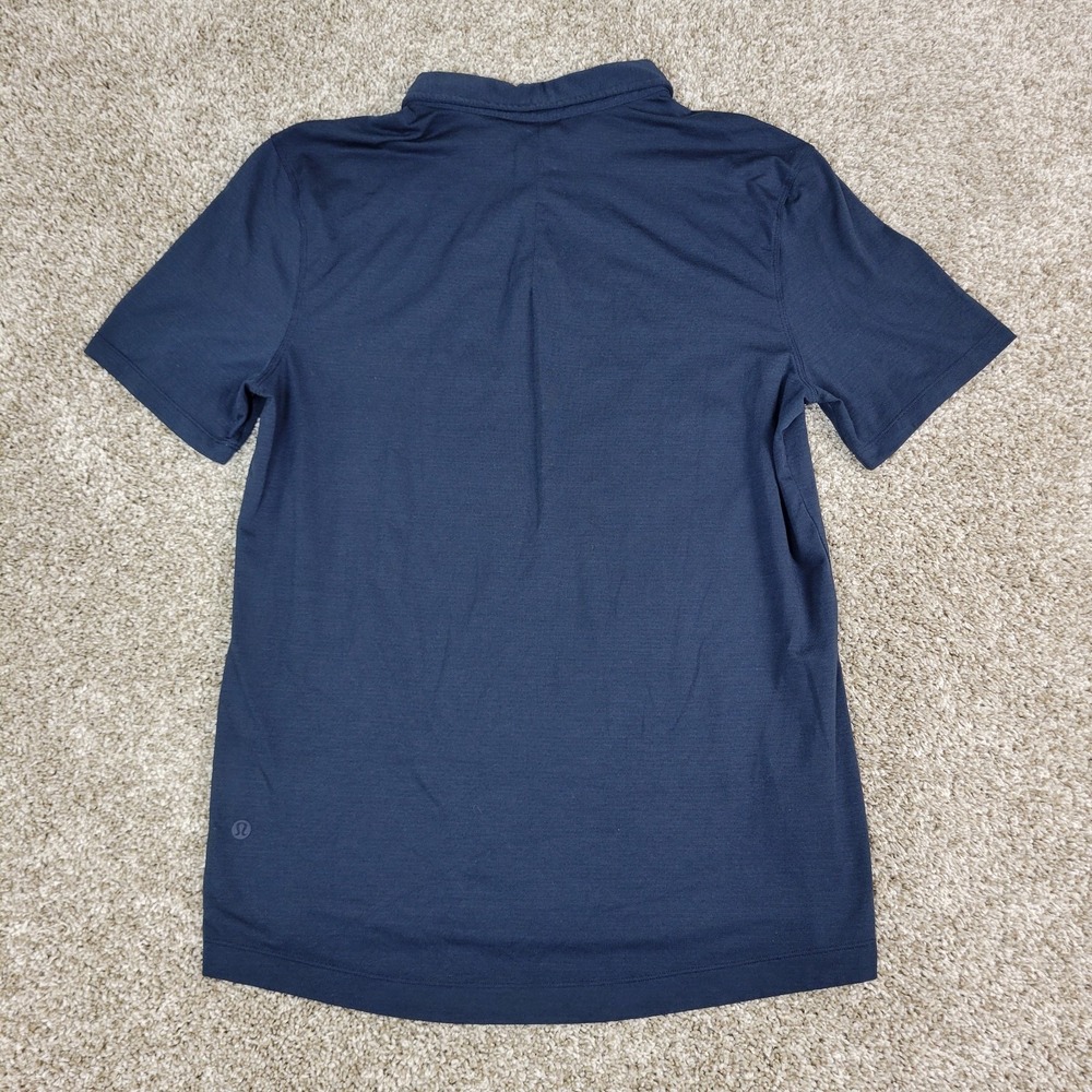 Lululemon Mens Small Solid Black Performance Stre… - image 3